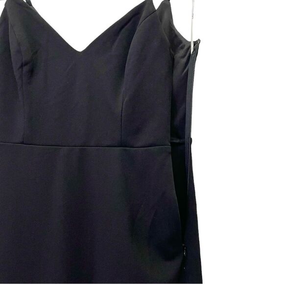 NWT Lulus You're a Gift Black Bow Back Bodycon Midi Sheath Dress Size Small NEW - Picture 8 of 11